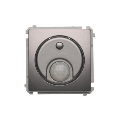Simon Basic Łącznik z czujnikiem ruchu z przekaźnikiem 8(2) A 230V. Wymagana instalacja 3-przewodowa stal inox BMCR10P.01/21 KONTAKT (BMCR10P.01/21)