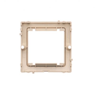 Simon Basic Adapter (przejściówka) na osprzęt standardu 45 × 45 mm. Montaż do puszki na wkręty beż BMA45/12 KONTAKT (BMA45/12)