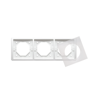 Simon Basic Standard Ramka 3-krotna do wersji bryzgoszczelnej IP44 z kompletem uszczelek biały BMR3B/11 KONTAKT (BMR3B/11)