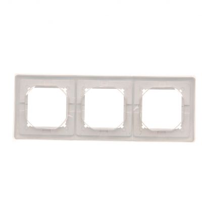 Simon Basic Standard Ramka 3-krotna do wersji bryzgoszczelnej IP44 z kompletem uszczelek biały BMR3B/11 KONTAKT (BMR3B/11)
