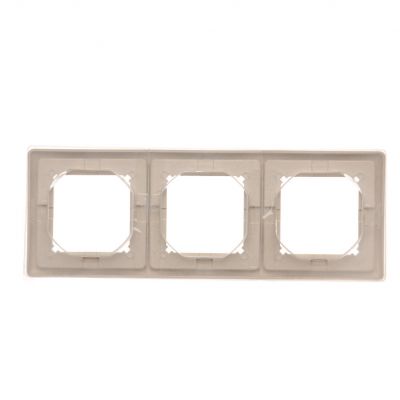 Simon Basic Standard Ramka 3-krotna do wersji bryzgoszczelnej IP44 z kompletem uszczelek beż BMR3B/12 KONTAKT (BMR3B/12)