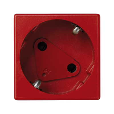 Simon Connect Gniazdo K45 DATA z kluczem schuko 16A/230V szybkozłączki czerwony KS11/6 KONTAKT (KS11/6)