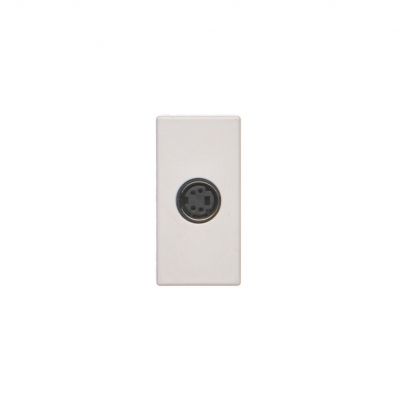 Simon Connect Płytka K45/2 gniazda S-Video 225x45mm + wkład zaciski śrubowe czysta biel K103B/9 KONTAKT (K103B/9)