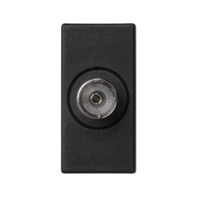 Simon Connect Płytka K45/2 gn. TV żeńskie 225x45mm + wkład szary grafit K102B/14 KONTAKT (K102B/14)