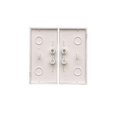 Simon 55 Klawisz podwójny do: SW5M SP2M Aluminium mat TKW5/143 KONTAKT (TKW5/143)