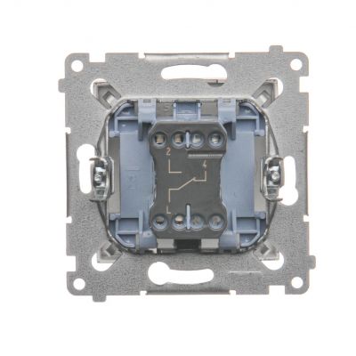Simon 54 Łącznik schodowy 16A 250V zaciski śrubowe brąz mat DW6A.01/46 KONTAKT (DW6A.01/46)