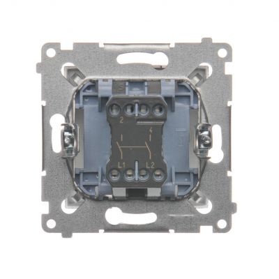 Simon 54 Łącznik dwubiegunowy 16A 250V zaciski śrubowe brąz mat DW2A.01/46 KONTAKT (DW2A.01/46)