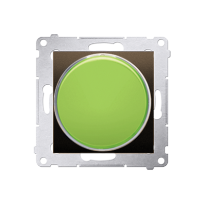 Simon 54 Sygnalizator świetlny LED – światło zielone 230V brąz mat DSS3.01/46 KONTAKT (DSS3.01/46)