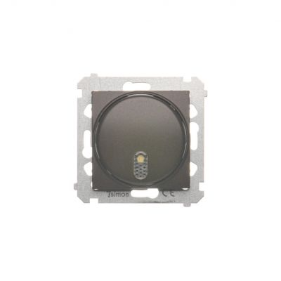 Simon 54 Dzwonek elektroniczny 230V brąz mat DDS1.01/46 KONTAKT (DDS1.01/46)