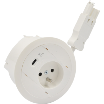 SIMON 480 TS48-310E10E00-33 Gniazdo meblowe 1 gn. typ E + ładowarka USB type C złącze w układzie Wie 48310E10E000000-33 KONTAKT (48310E10E000000-33)