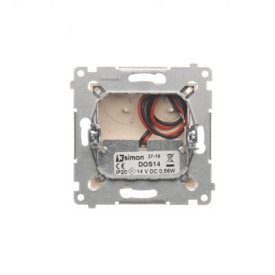 Simon 54 Oprawa oświetleniowa LED 14 V DC 0.56 W białe neutralne 4000 K kremowy !Wymagany zasilacz 14V DOS14B.01/41 KONTAKT (DOS14B.01/41)