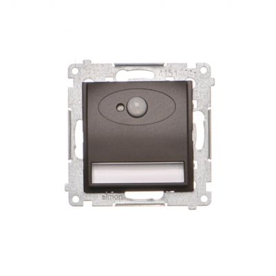 Simon 54 Oprawa oświetleniowa LED z czujnikiem ruchu 230 V AC 1.4 W białe neutralne 4000 K brąz mat DOSCB.01/46 KONTAKT (DOSCB.01/46)