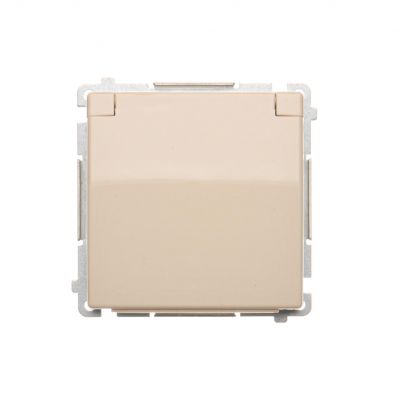 Simon Basic Gniazdo wtyczkowe Schuko do wersji IP44 z przesłonami 16A 250Vzaciski śrubowe beż BMGSZ1BZ.01/12 BMGSz1Bz.01/12 KONTAKT (BMGSz1Bz.01/12)