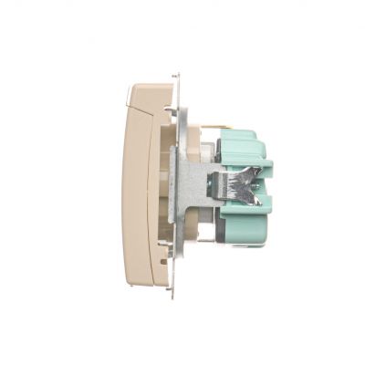 Simon Basic Gniazdo wtyczkowe Schuko do wersji IP44 z przesłonami 16A 250Vzaciski śrubowe beż BMGSZ1BZ.01/12 BMGSz1Bz.01/12 KONTAKT (BMGSz1Bz.01/12)
