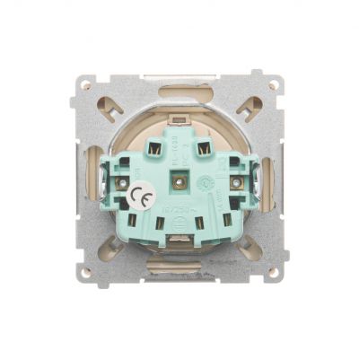 Simon Basic Gniazdo wtyczkowe Schuko do wersji IP44 z przesłonami 16A 250Vzaciski śrubowe beż BMGSZ1BZ.01/12 BMGSz1Bz.01/12 KONTAKT (BMGSz1Bz.01/12)