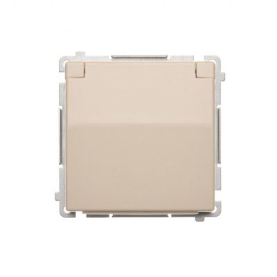 Simon Basic Gniazdo wtyczkowe Schuko do wersji IP44 16A 250Vzaciski śrubowe beż BMGSZ1B.01/12 BMGSz1B.01/12 KONTAKT (BMGSz1B.01/12)