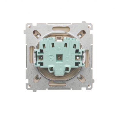 Simon Basic Gniazdo wtyczkowe Schuko do wersji IP44 16A 250Vzaciski śrubowe beż BMGSZ1B.01/12 BMGSz1B.01/12 KONTAKT (BMGSz1B.01/12)