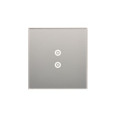 Simon 54 Touch Panel dotykowy S54 Touch 1 moduł 2 pola dotykowe pionowe srebrna mgła DSTR13/71 KONTAKT (DSTR13/71)