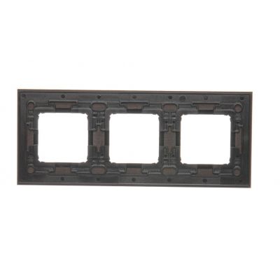 Simon 54 Nature Ramka 3-krotna Nature-Drewno ZŁOTE WENGE IP20/IP44* (*IP44-należy zastosować zestaw uszczelek DUN3) DRN3/85 KONTAKT (DRN3/85)