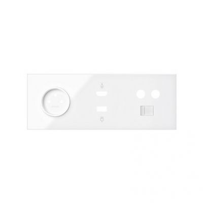Simon 100 Panel 3-krotny: 1 gniazdo + 1 HDMI + 1 USB + 1 TV + 1 RJ45 biały 10020317-130 KONTAKT (10020317-130)