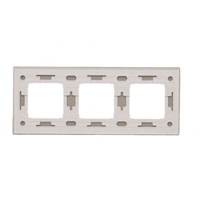 Simon 54 Nature Ramka 3-krotna Nature-Beton AL BETONE IP20/IP44* (*IP44-należy zastosować zestaw uszczelek DUN3) DRN3/91 KONTAKT (DRN3/91)