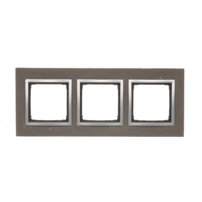 Simon 54 Nature Ramka 3-krotna Nature-Beton MOKRA ROBOTA IP20/IP44* (*IP44-należy zastosować zestaw uszczelek DUN3) DRN3/96 KONTAKT (DRN3/96)