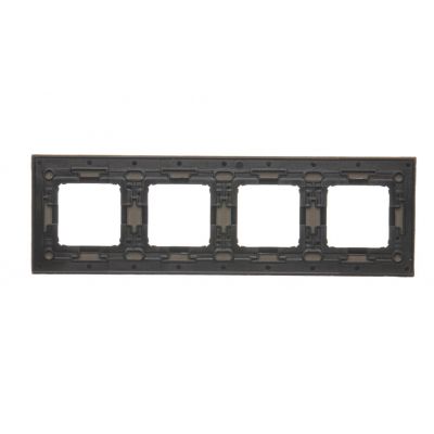 Simon 54 Nature Ramka 4-krotna Nature-Beton MOKRA ROBOTA IP20/IP44* (*IP44-należy zastosować zestaw uszczelek DUN4) DRN4/96 KONTAKT (DRN4/96)