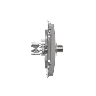 Simon Basic Gniazdo antenowe typu "F" podwójne satynowy BMAF2.01/29 KONTAKT (BMAF2.01/29)