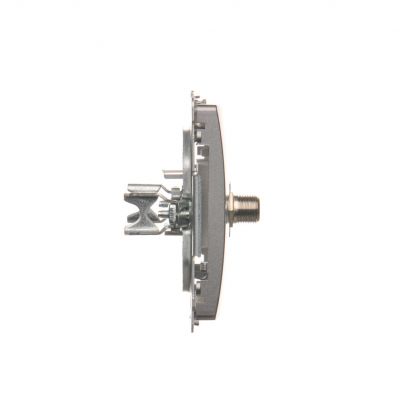 Simon Basic Gniazdo antenowe typu "F" pojedyncze  stal inox BMAF1.01/21 KONTAKT (BMAF1.01/21)