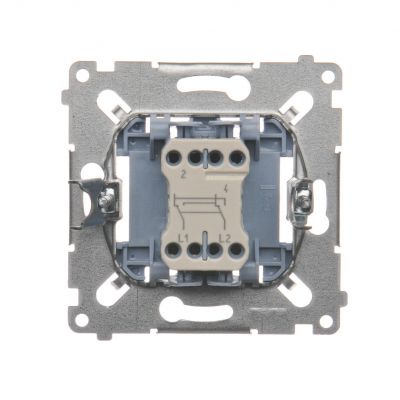 Simon 54 Łącznik krzyżowy (mechanizm) 10A 250V szybkozłączka SW7M KONTAKT (SW7M)
