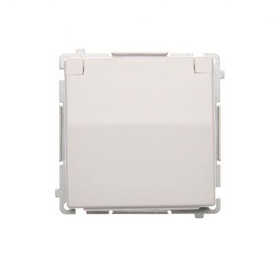 Simon Basic Gniazdo wtyczkowe Schuko do wersji IP44 z przesłonami 16A 250Vzaciski śrubowe biały BMGSZ1BZ.01/11 BMGSz1Bz.01/11 KONTAKT (BMGSz1Bz.01/11)