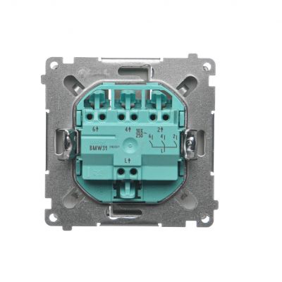 Simon Basic Łącznik potrójny 10A 250V szybkozłączka satynowy BMW31.01/29 KONTAKT (BMW31.01/29)