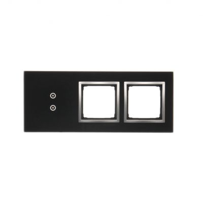 Simon 54 Touch Panel dotykowy S54 Touch 3 moduły 2 pola dotykowe pionowe + 2 otwory na osprzęty S54 księżycowa lawa DSTR3300/74 KONTAKT (DSTR3300/74)