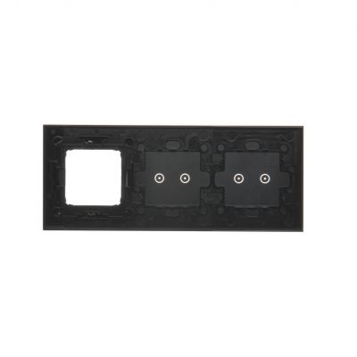 Simon 54 Touch Panel dotykowy S54 Touch 3 moduły 2 pola dotykowe poziome + 2 pola dotykowe poziome + 1 otwór na osprzęt S54 księżycowa lawa DSTR3220/74 KONTAKT (DSTR3220/74)