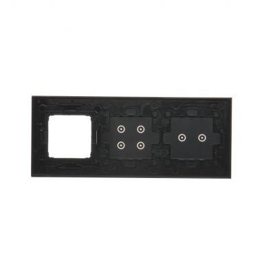 Simon 54 Touch Panel dotykowy S54 Touch 3 moduły 2 pola dotykowe poziome + 4 pola dotykowe + 1 otwór na osprzęt S54 zastygła lawa DSTR3240/73 KONTAKT (DSTR3240/73)