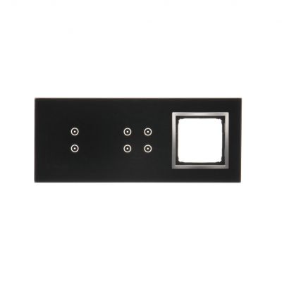 Simon 54 Touch Panel dotykowy S54 Touch 3 moduły 2 pola dotykowe pionowe + 4 pola dotykowe + 1 otwór na osprzęt S54 księżycowa lawa DSTR3340/74 KONTAKT (DSTR3340/74)