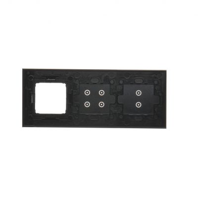 Simon 54 Touch Panel dotykowy S54 Touch 3 moduły 2 pola dotykowe pionowe + 4 pola dotykowe + 1 otwór na osprzęt S54 księżycowa lawa DSTR3340/74 KONTAKT (DSTR3340/74)