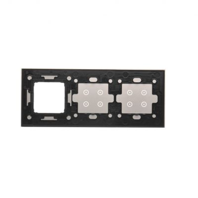 Simon 54 Touch Panel dotykowy S54 Touch 3 moduły 4 pola dotykowe + 4 pola dotykowe + 1 otwór na osprzęt S54 burzowa chmura DSTR3440/72 KONTAKT (DSTR3440/72)