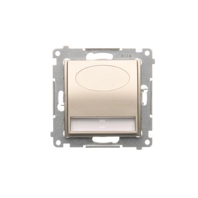 Simon 54 Oprawa oświetleniowa LED 14 V DC 0.56 W białe zimne 5900 K złoty mat !Wymagany zasilacz 14V DOS14A.01/44 KONTAKT (DOS14A.01/44)