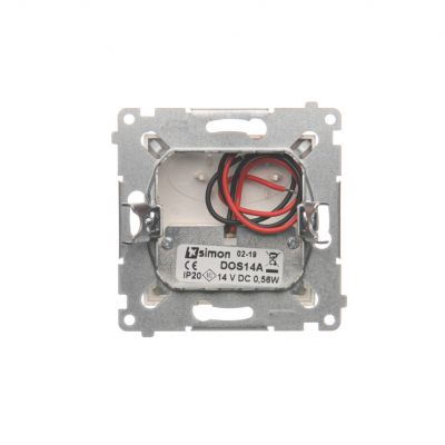 Simon 54 Oprawa oświetleniowa LED 14 V DC 0.56 W białe zimne 5900 K złoty mat !Wymagany zasilacz 14V DOS14A.01/44 KONTAKT (DOS14A.01/44)