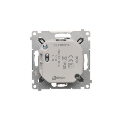 Simon 54 Oprawa oświetleniowa LED 230 V AC 1.1 W białe zimne 5900 K brąz mat DOSA.01/46 KONTAKT (DOSA.01/46)