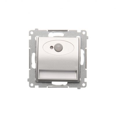 Simon 54 Oprawa oświetleniowa LED z czujnikiem ruchu 230 V AC 1.4 W białe zimne 5900 K srebrny mat DOSCA.01/43 KONTAKT (DOSCA.01/43)