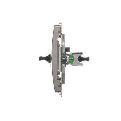 Simon Basic Gniazdo światłowodowe / optyczne podwójne SC/APC stal inox BMGS2.01/21 KONTAKT (BMGS2.01/21)