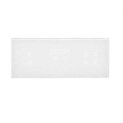 Simon 54 Touch Panel dotykowy S54 Touch 3 moduły 2 pola dotykowe pionowe + 2 pola dotykowe poziome + 4 pola dotykowe biała perła DSTR3324/70 KONTAKT (DSTR3324/70)