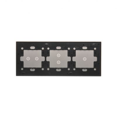 Simon 54 Touch Panel dotykowy S54 Touch 3 moduły 1 pole dotykowe + 2 pola dotykowe pionowe + 2 pola dotykowe poziome srebrna mgła DSTR3132/71 KONTAKT (DSTR3132/71)