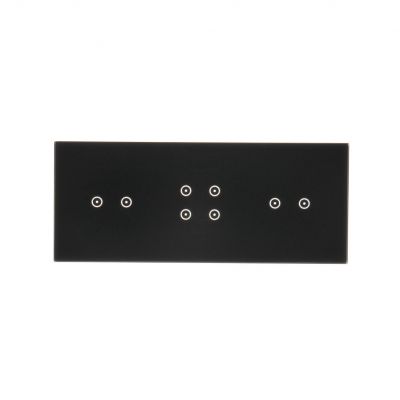 Simon 54 Touch Panel dotykowy S54 Touch 3 moduły 2 pola dotykowe poziome + 4 pola dotykowe + 2 pola dotykowe poziome zastygła lawa DSTR3242/73 KONTAKT (DSTR3242/73)