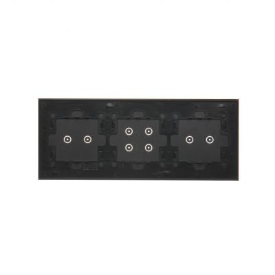 Simon 54 Touch Panel dotykowy S54 Touch 3 moduły 2 pola dotykowe poziome + 4 pola dotykowe + 2 pola dotykowe poziome zastygła lawa DSTR3242/73 KONTAKT (DSTR3242/73)