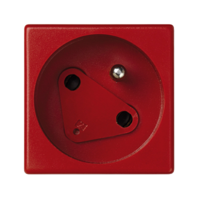 Simon Connect Gniazdo K45 DATA z kluczem z uziemieniem 16A/230V czerwony KS02/6 KONTAKT (KS02/6)