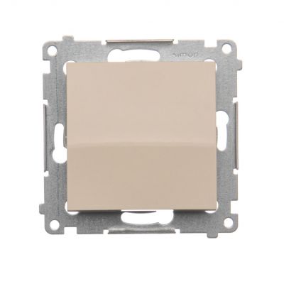 Simon 54 Łącznik schodowy bez piktogramu 10A 250V szybkozłączka kremowy DW6.01/X/41 KONTAKT (DW6.01/X/41)