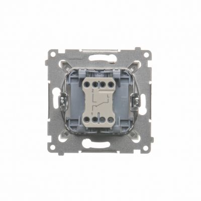 Simon 54 Łącznik schodowy bez piktogramu 10A 250V szybkozłączka złoty mat DW6.01/X/44 KONTAKT (DW6.01/X/44)